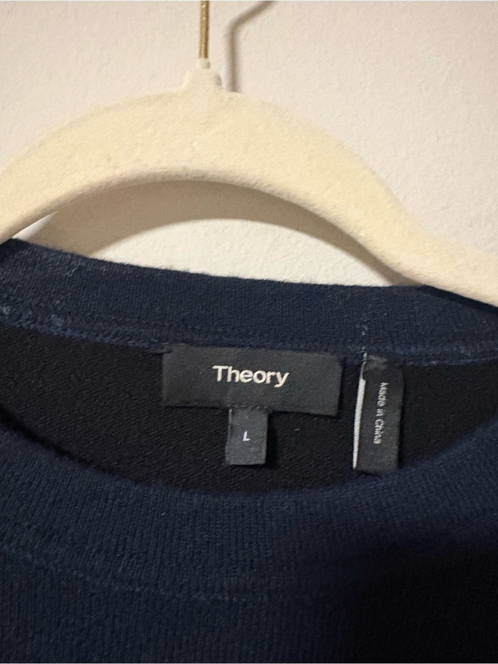 Theory Men’s Hilles Cashmere Crewneck Sweater Large - Picture 3 of 6